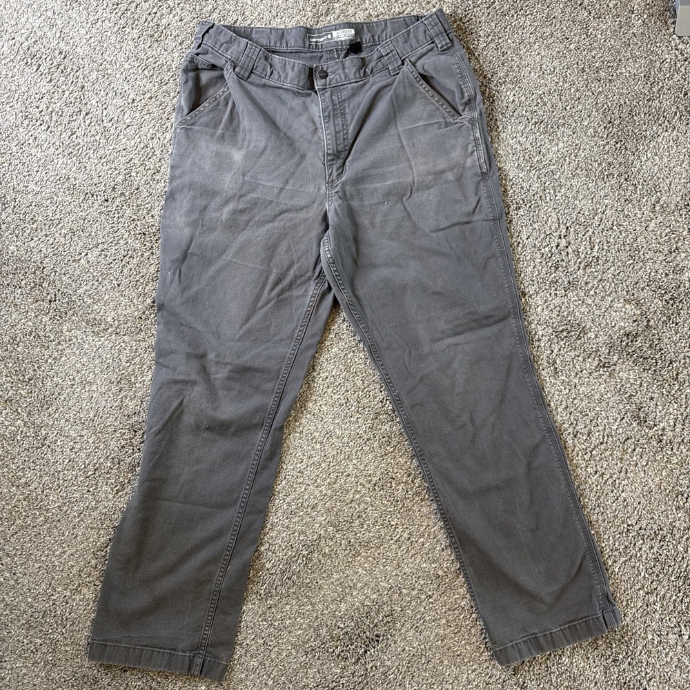 Carhartt Men's Relaxed Fit Pants Gray Size 36x29
